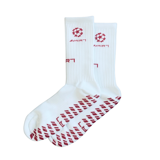 AIR7 Grip Socks RED  "one size fits all" 40-47